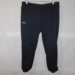 Under Armour Strike Zone Womens M Black Fitted Softball Baseball fastpitch Pant